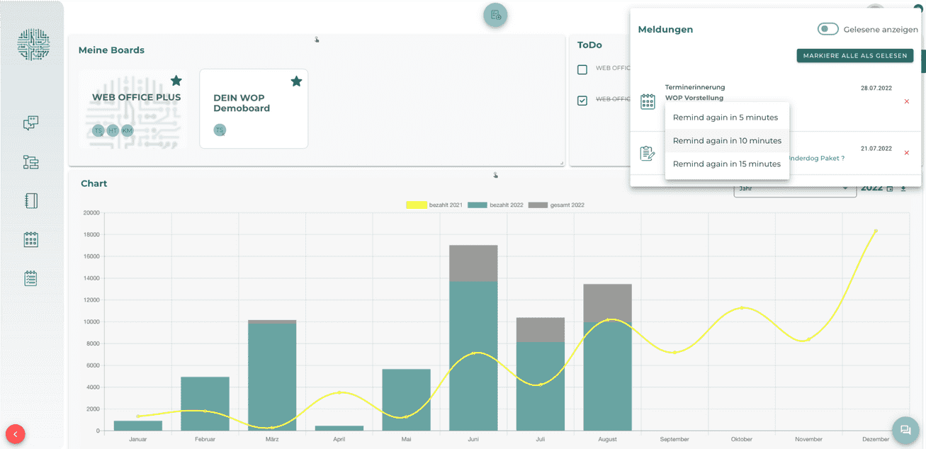 Interface Web-Office-Plus